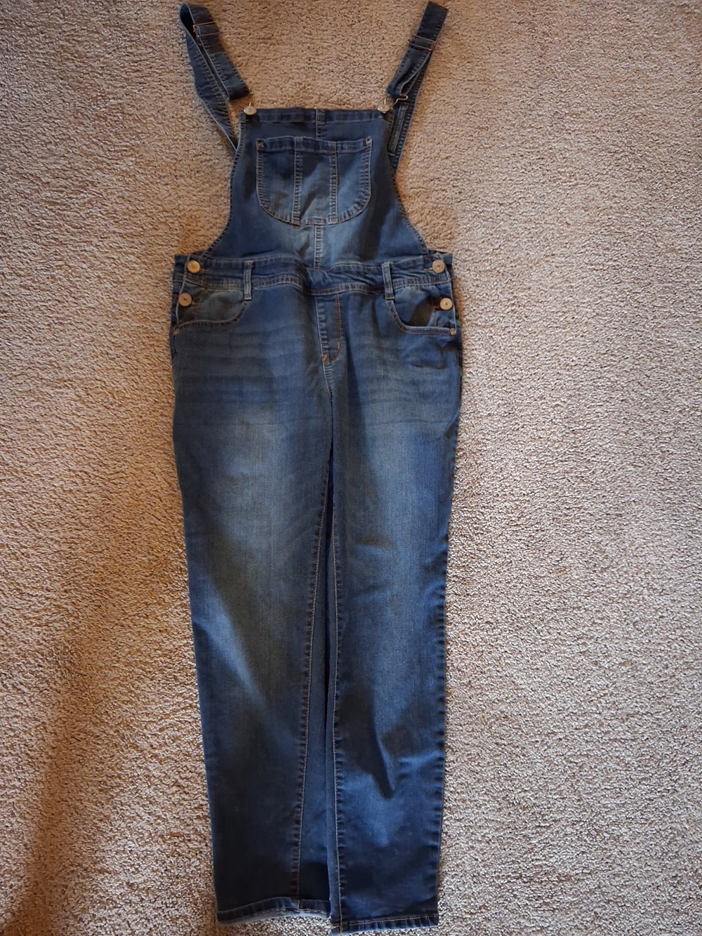 Denim Blue Women's Overalls Jeans - Classic Bib Jumpsuit